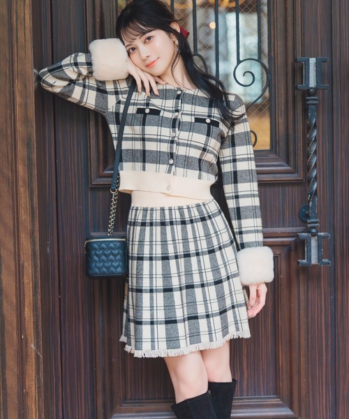 WILLSELECTION（ウィルセレクション） スカート 「CHECK KNIT series