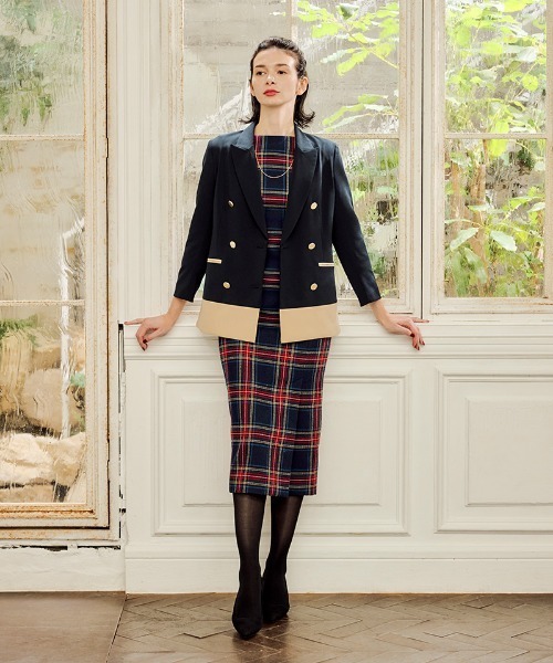 ワンピース フレンチレトロチェックワンピース : ZOZOTOWN Yahoo!店