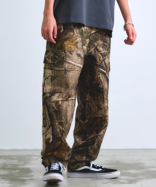 Revo. カーゴパンツ 「 裾絞り可能2WAY 」リアルツリーカモ ミリタリー