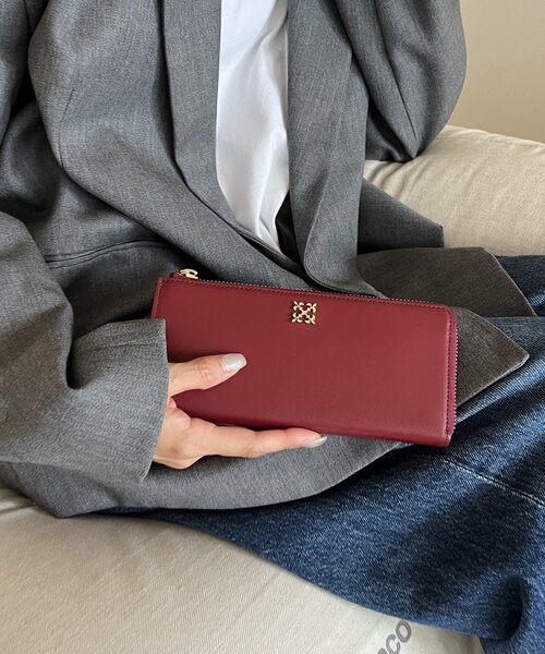 russet（ラシット） 財布 ミニモノグラムプレートロングウォレット(SO