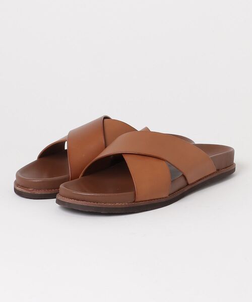 RAW×interbreed スライドサンダル 43 ブラウン RAW×interbreed