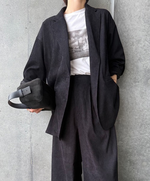 ジャケット テーラードジャケット コーデュロイテーラードジャケット