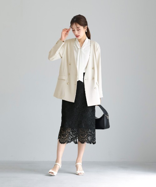 エキスパンダ ALDIES ノーカラージャケット Mサイズ エキスパンダ様