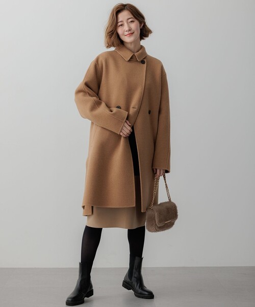 コート チェスターコート 「滝沢眞規子さん着用/Oggi掲載」MANTECOPure