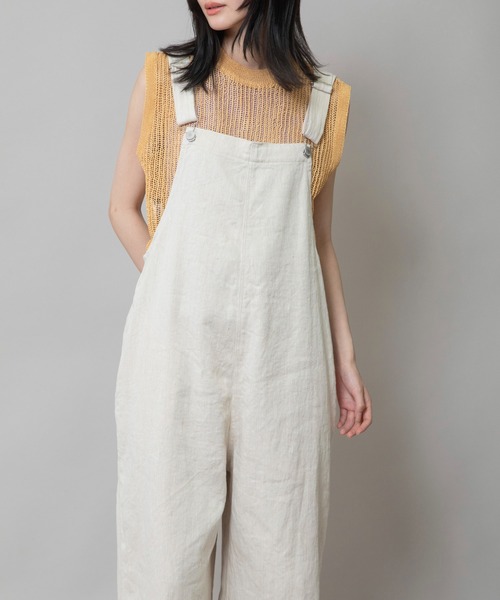 Munich（ミューニック） サロペット オーバーオール リネンコットン