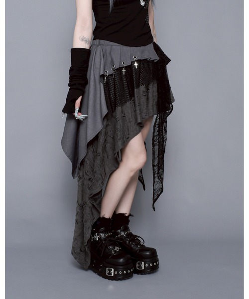 REFLEM（レフレム） スカート 「REFLEM/レフレム」アシメレイヤード