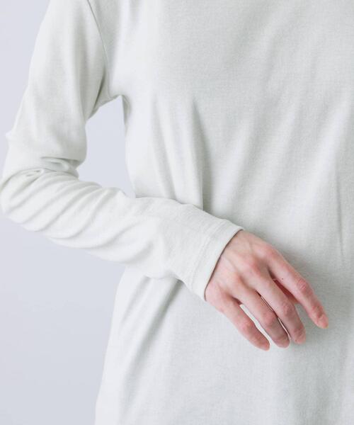 かぐれ tシャツ ハイツイストコットンボートカットソー レディース