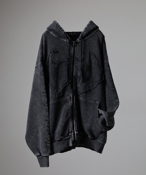 BIKE STAR（バイクスター） パーカー BIKESTAR GRUNGY WORKS 加工