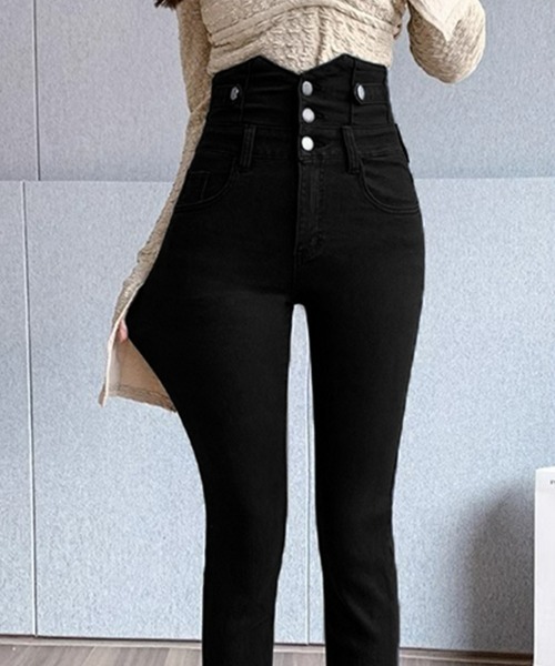 SEU ジーンズ デニム デニムパンツ レディース 美スキニーハイウエスト