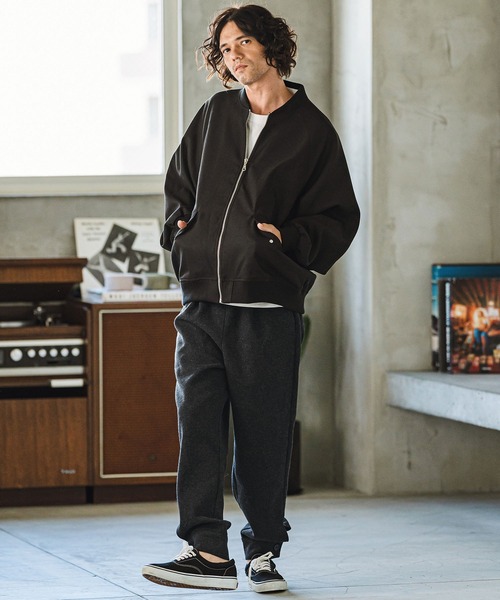 CAMBIO（カンビオ） パンツ mp12821- Soft Melton Hem Cuffs Pants