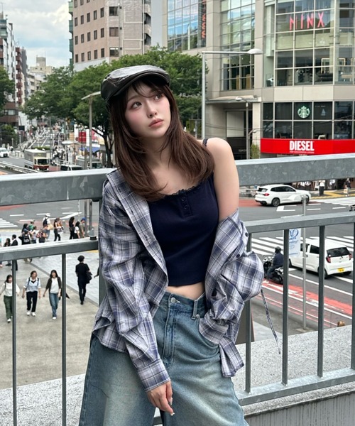 Ray Cassin（レイカズン） キャミソール 「カップ付き」レース付