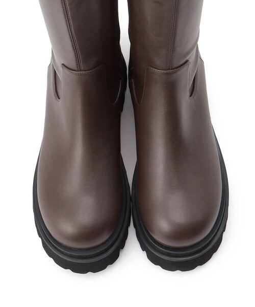 ESPERANZA（エスペランサ） ブーツ 厚底トラックソールロングブーツ