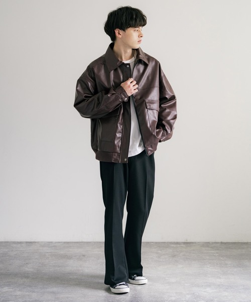 Rocky Monroe（ロッキーモンロー） 革ジャン ライダース オーバー