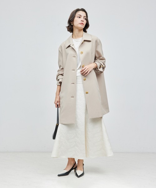 ROPE'（ロペ） ステンカラーコート コート ミドル丈ステンカラーコート