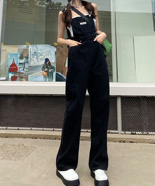 aimoha（アイモハ） サロペット オーバーオール カジュアルデニム