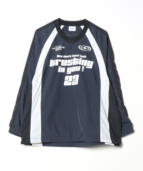 ARCADE（アーケード） ナイロンジャケット ゲームシャツ風 ドロスト