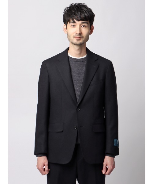 ジャケット テーラードジャケット 尾州 ウールカシミヤブレンド ツイル