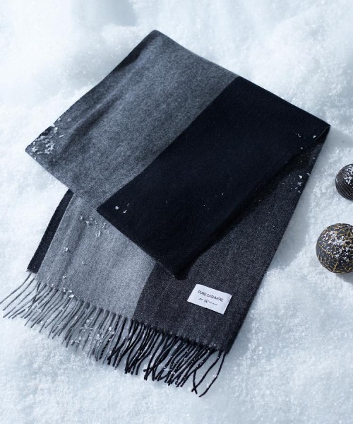 tk.TAKEO KIKUCHI（ティーケータケオキクチ） マフラー 「カシミヤ100