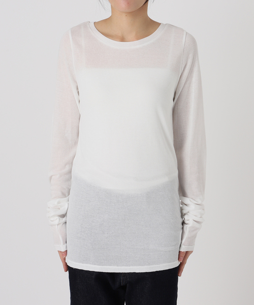 SLOBE IENA（スローブイエナ） tシャツ シアーロングインナー