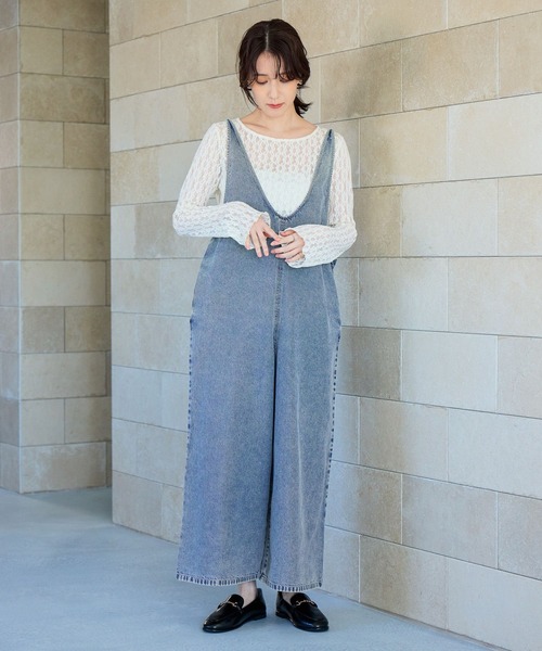 studio CLIP（スタディオクリップ） サロペット オーバーオール ダブル