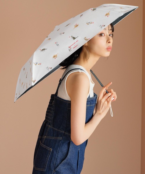 Wpc. 折りたたみ傘 沖昌之×Wpc. 遮光軽量アンブレにゃん 日傘