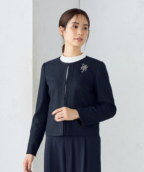 COMME CA ISM（コムサイズム） スーツ 「セットアップ対応」ラメ