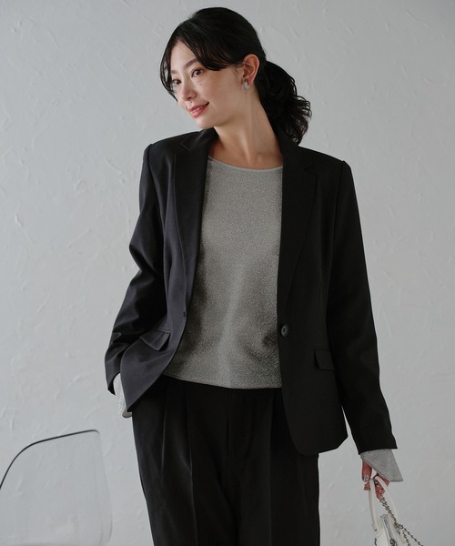 RIRIYANO（リリヤーノ） セットアップ 「洗える」2点パンツスーツ