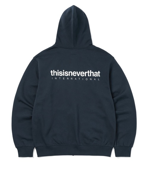 thisisneverthat（ディスイズネバーザット） パーカー INTL. Logo Zip