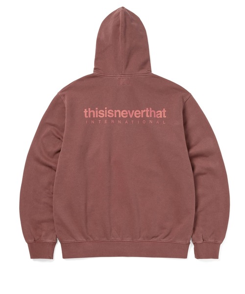 thisisneverthat（ディスイズネバーザット） パーカー INTL. Logo Zip