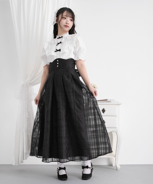 DearMyLoveRose（ディアマイラブローズ） スカート バックリボンハイ