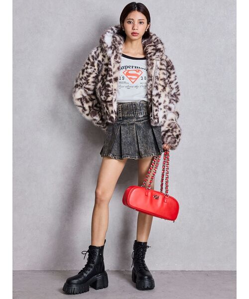 GYDA（ジェイダ） ブルゾン アウター GGエコファーショートフード