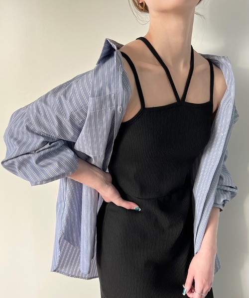 JUNOAH（ジュノア） ワンピース 「取り外し可能パット付き」ダブル