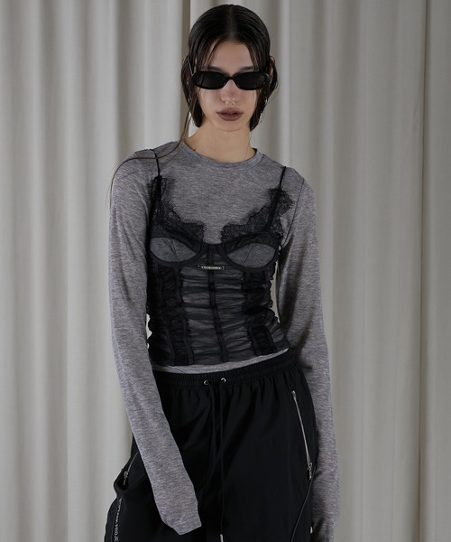 PRANK PROJECT（プランクプロジェクト） tシャツ シースルービスチェ