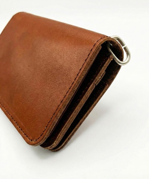 8 財布 栃木レザー トラッカーウォレットロング日本製 メンズ