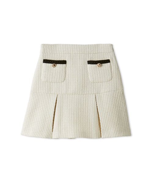 LILY BROWN（リリーブラウン） スカート ツイードタックミニスカート