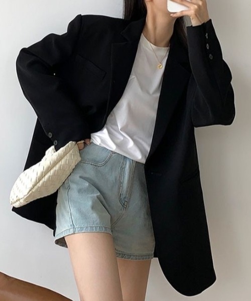 SHEENA（シーナ） ジャケット テーラードジャケット ルーズシルエット