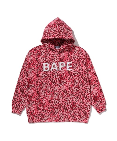 A BATHING APE（アベイシングエイプ） パーカー WILD LEOPARD PATTERN