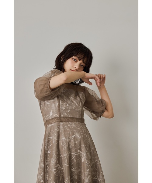 niana（ニアナ） ドレス チュールスパンコール刺繍レースドレス 結婚式