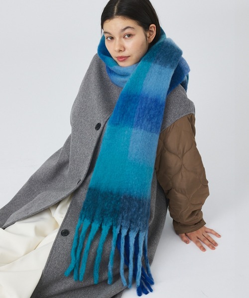 NOMINE（ノミネ） マフラー ストール 「bell cote」大判 チェック