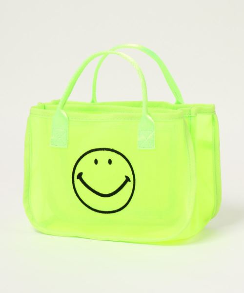 cache cache（カシュカシュ） ポーチ cachecache / スマイルモチーフ