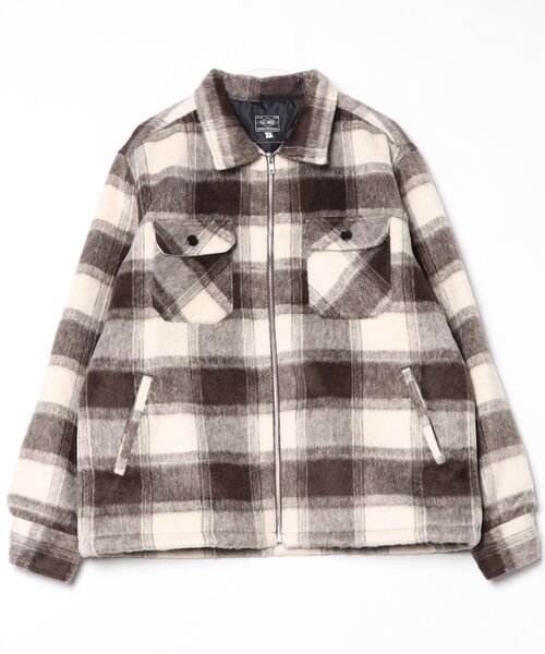 BIG MIKE（ビッグマイク） ブルゾン アウター 起毛 オンブレチェック