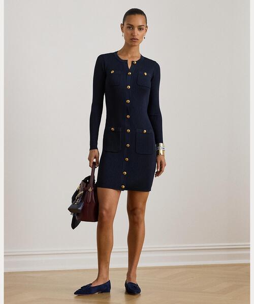 LAUREN RALPH LAUREN（ローレン ラルフローレン） ワンピース ボタン