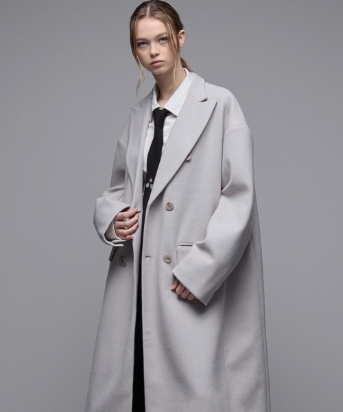 Loose（ルース） チェスターコート コート ベーシック メルトンダブル