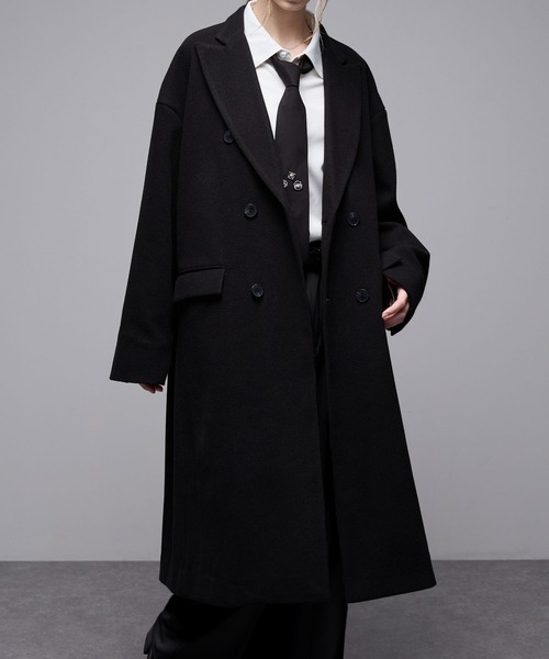 Loose（ルース） チェスターコート コート ベーシック メルトンダブル