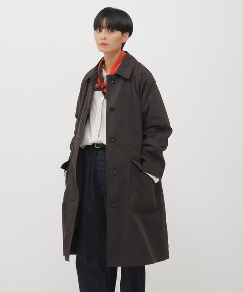 MHL.（エムエイチエル） ステンカラーコート コート WORN COTTON NYLON