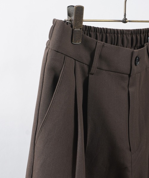 スラックス 2タック ワイドストレート / ワイドパンツ ストレート