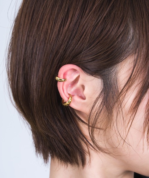 TOM WOOD（トムウッド） イヤーカフ 「TOMWOOD」Ear Cuff Thick Gold