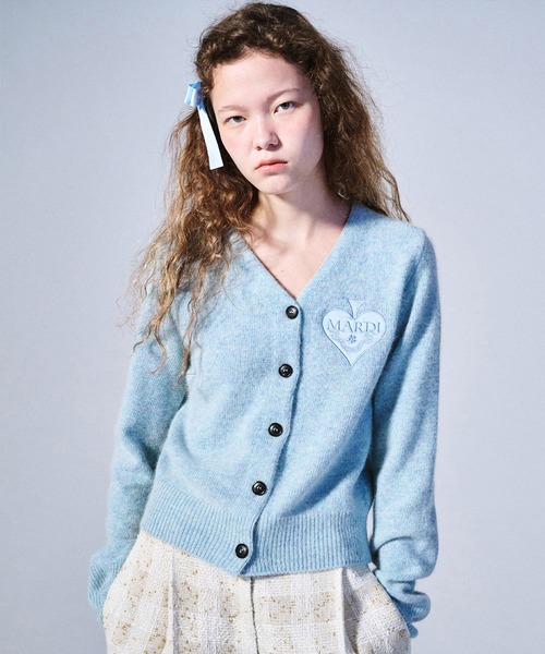Mardi Mercredi（マルディメクルディ） カーディガン RACCOON BLENDED