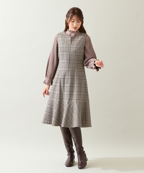 Rose Tiara（ローズティアラ） ジャンパースカート MIXチェック