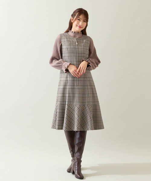 Rose Tiara（ローズティアラ） ジャンパースカート MIXチェック